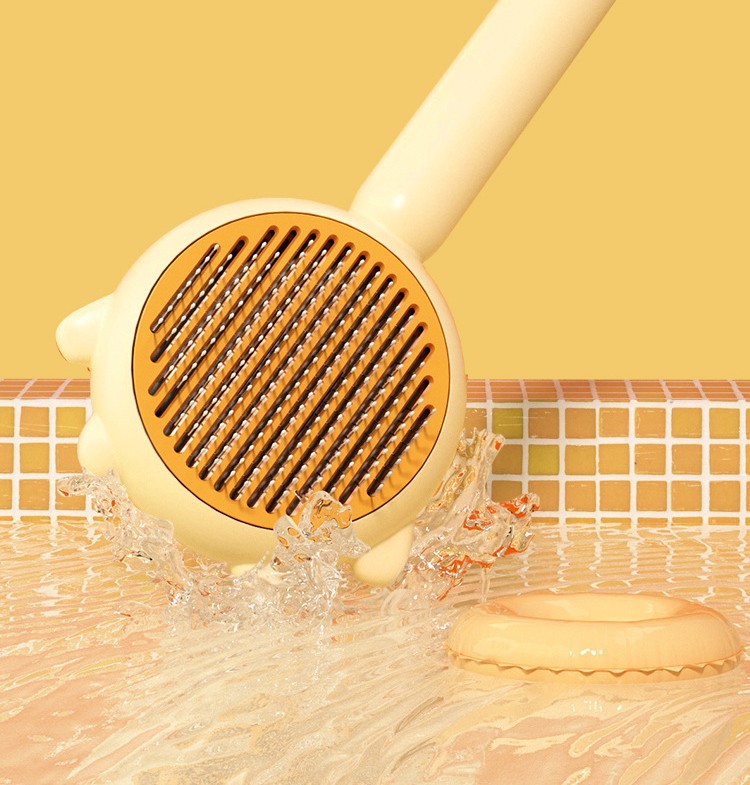 PurrComb self-cleaning massage brush perfect pet gift