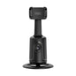 OrbitTrack AI gimbal - White variant with phone mounted