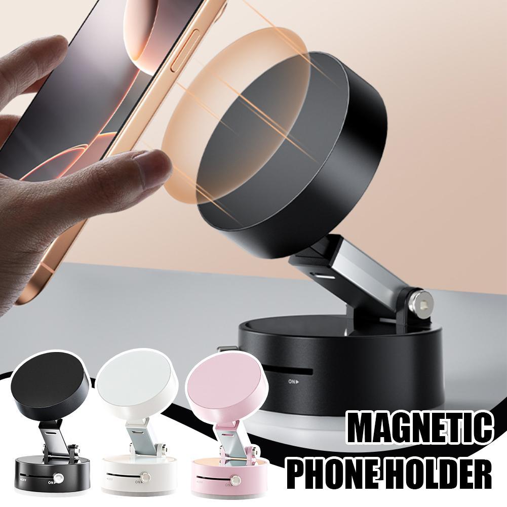 A2 Magnetic Car Phone Holder Mount – Cherry Blossom Pink front view