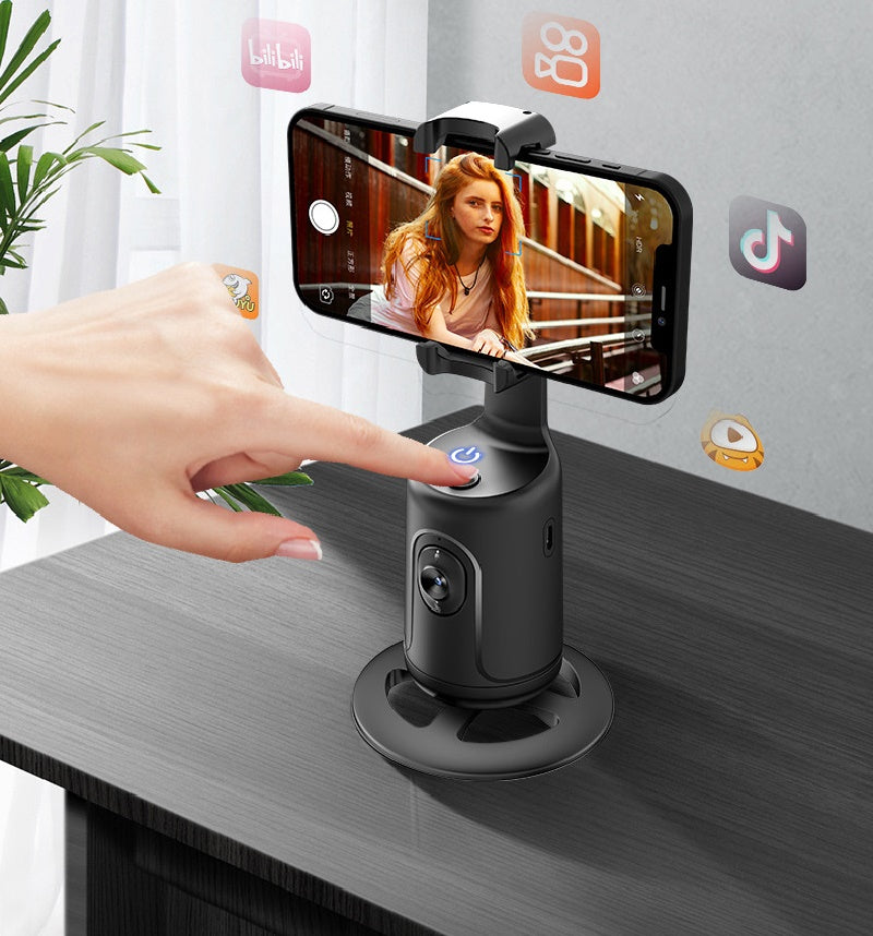 OrbitTrack AI gimbal in use for TikTok content creation