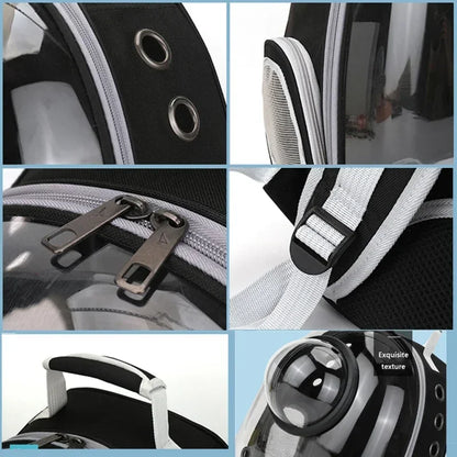 BubblePaw pet carrier ergonomic padded shoulder straps detail
