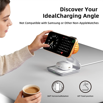 Mag-Alloy™ | 30W 3-in-1 Wireless Charging Station