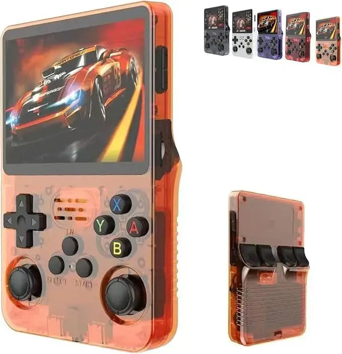 R36S retro game console — travel-ready gaming for commutes and flights