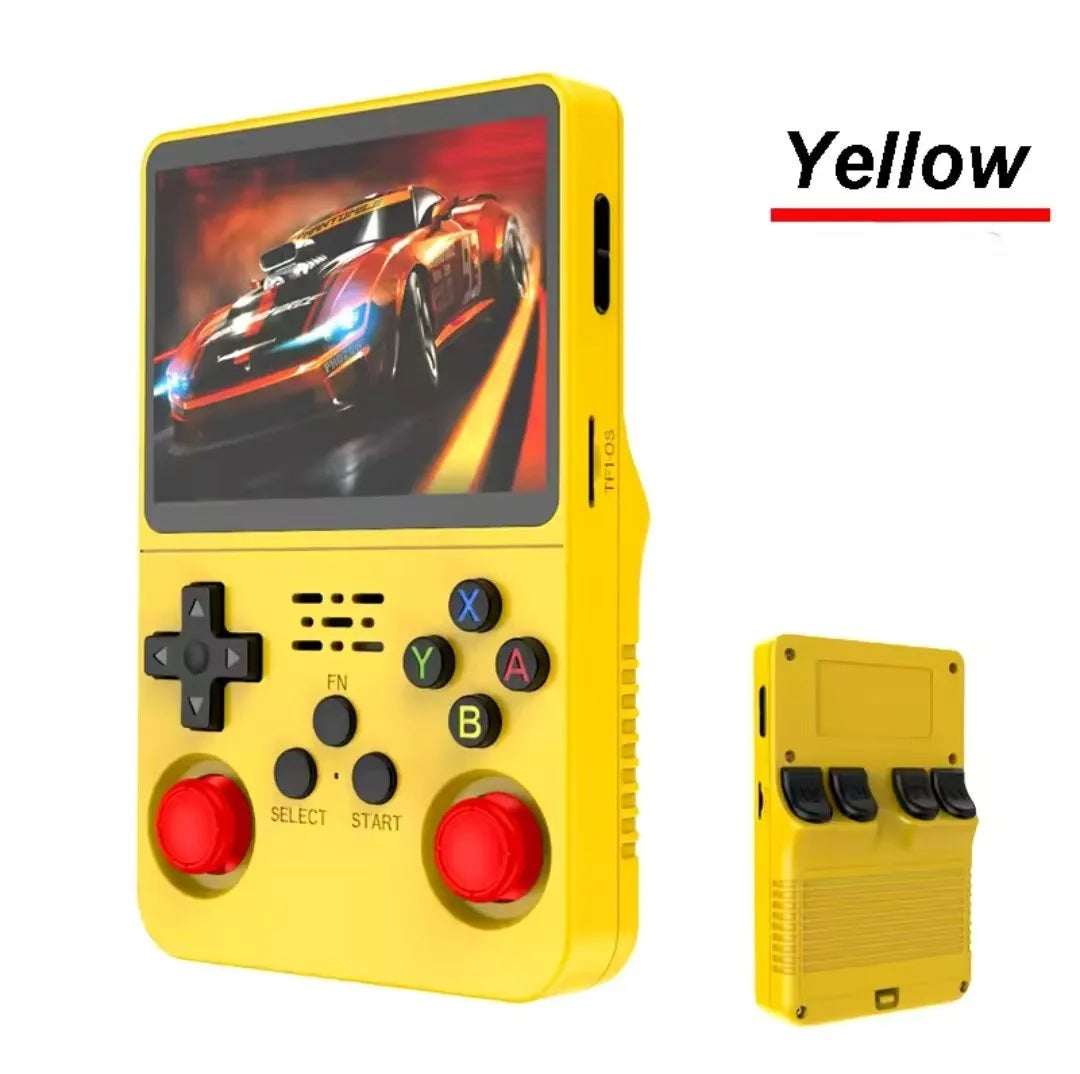 R36S retro gaming gift idea — portable emulation console with 64GB games