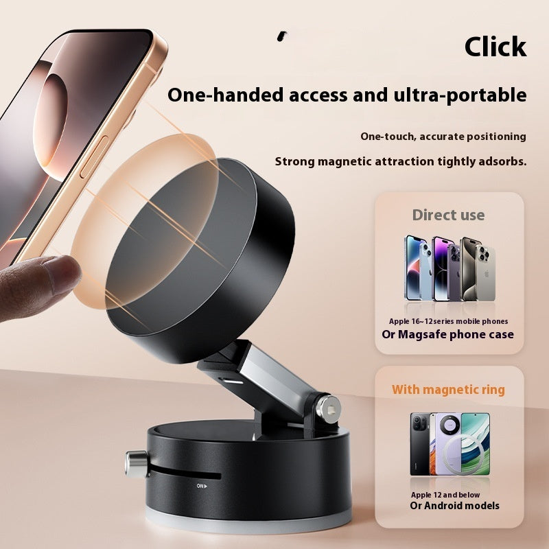 360 degree rotation magnetic car phone holder – landscape and portrait modes