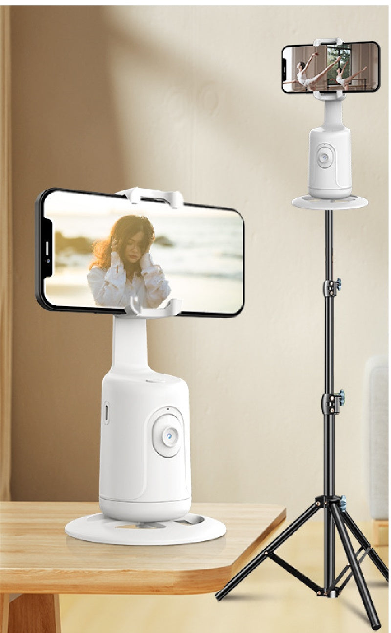 OrbitTrack 360° gimbal portrait and landscape shooting modes