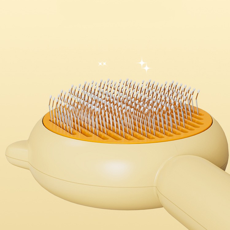 PurrComb pet grooming brush - Purple variant
