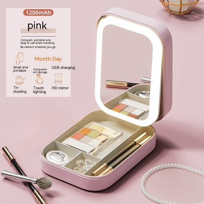 GlowCase cosmetics storage box - Warm White variant